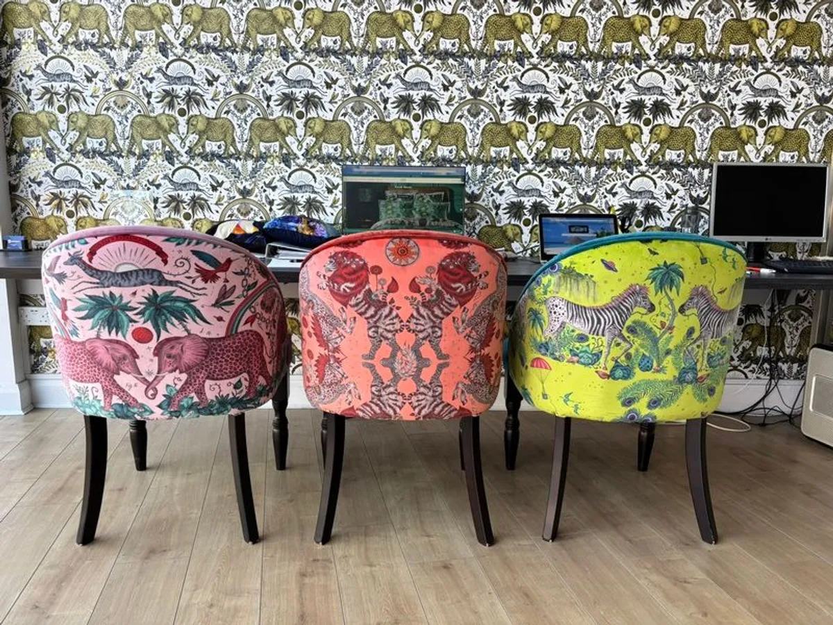 3 x Emma J. Shipley Tub Chairs - Image 1