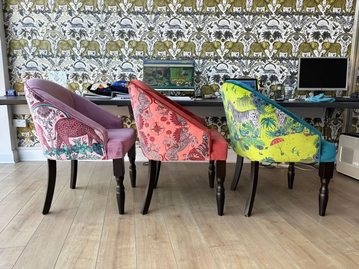 3 x Emma J. Shipley Tub Chairs - Image 2