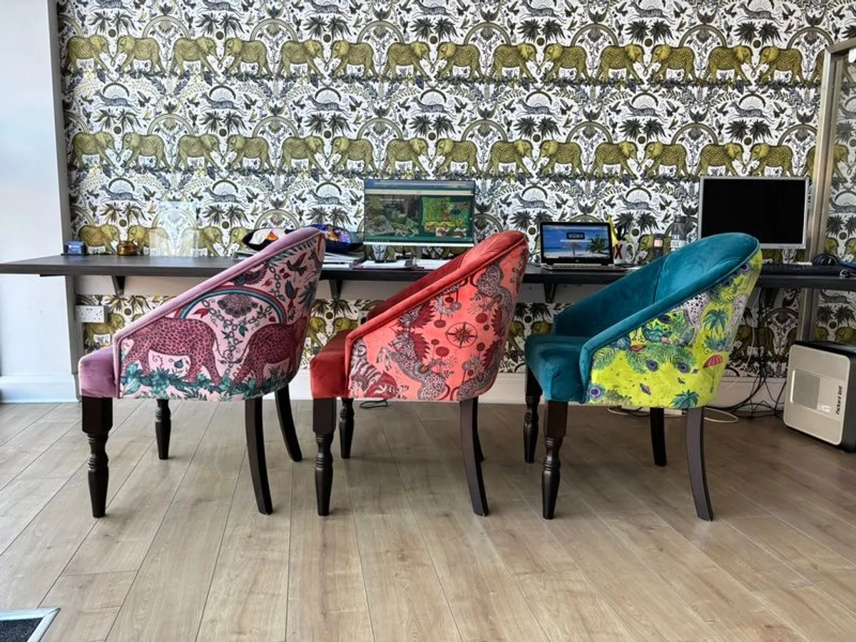 3 x Emma J. Shipley Tub Chairs - Image 4