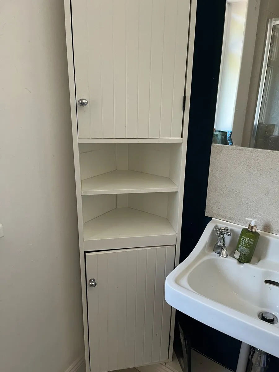 Ikea hemnes bathroom corner cabinet - Image 1