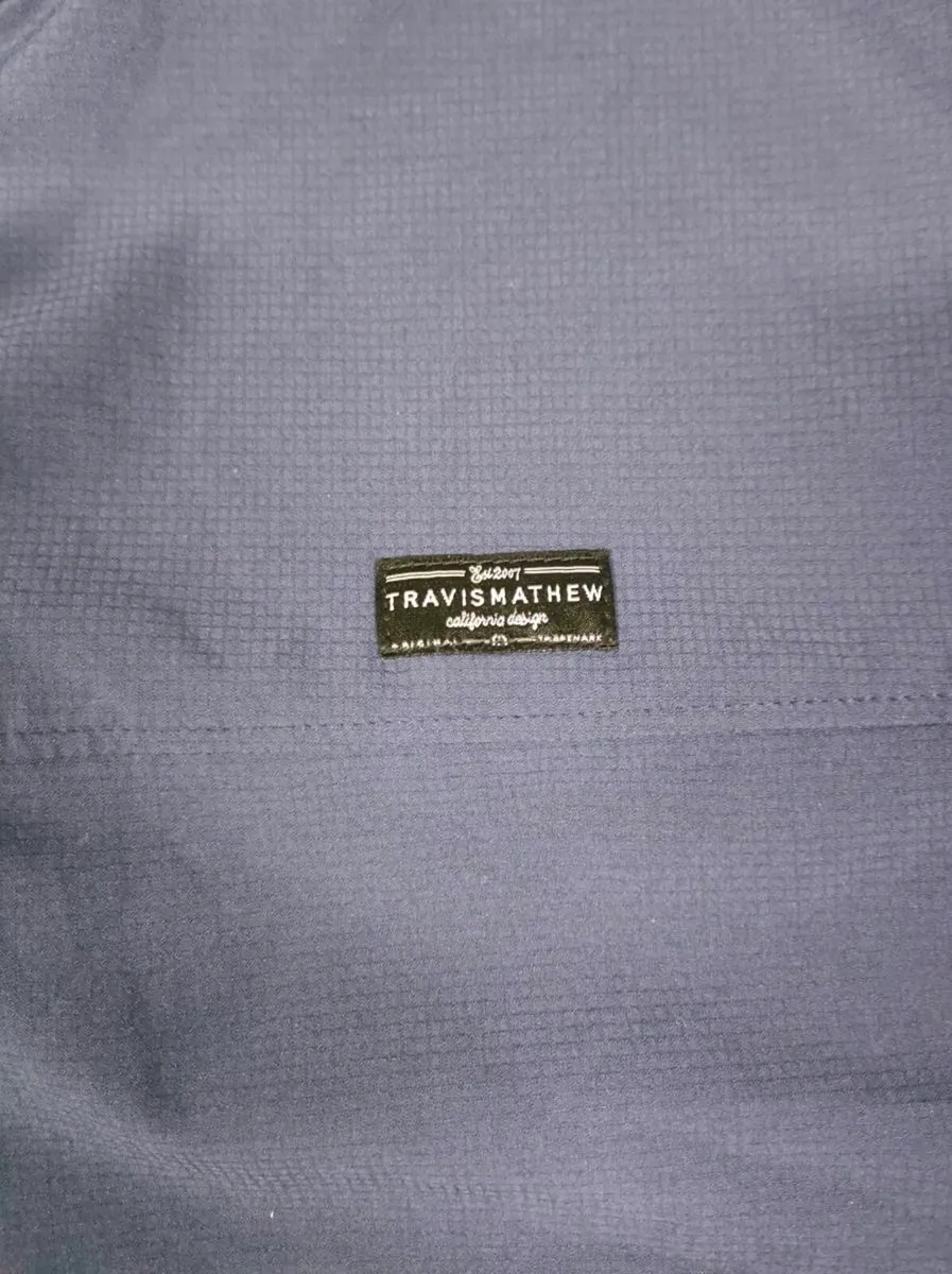 Travis Mathew Half Zip Golf Jacket Top Mens Large - Image 3