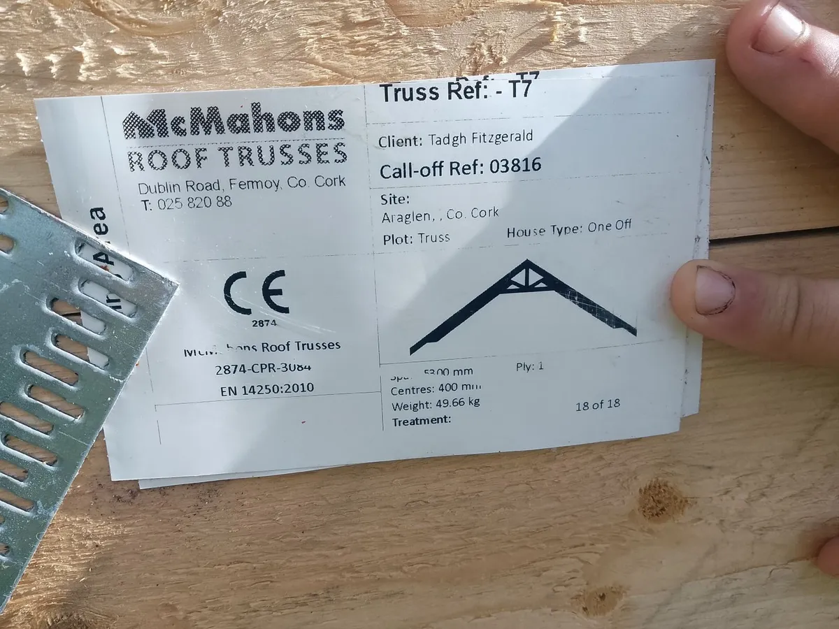 18 Vaulted Trusses Brand New - Image 3