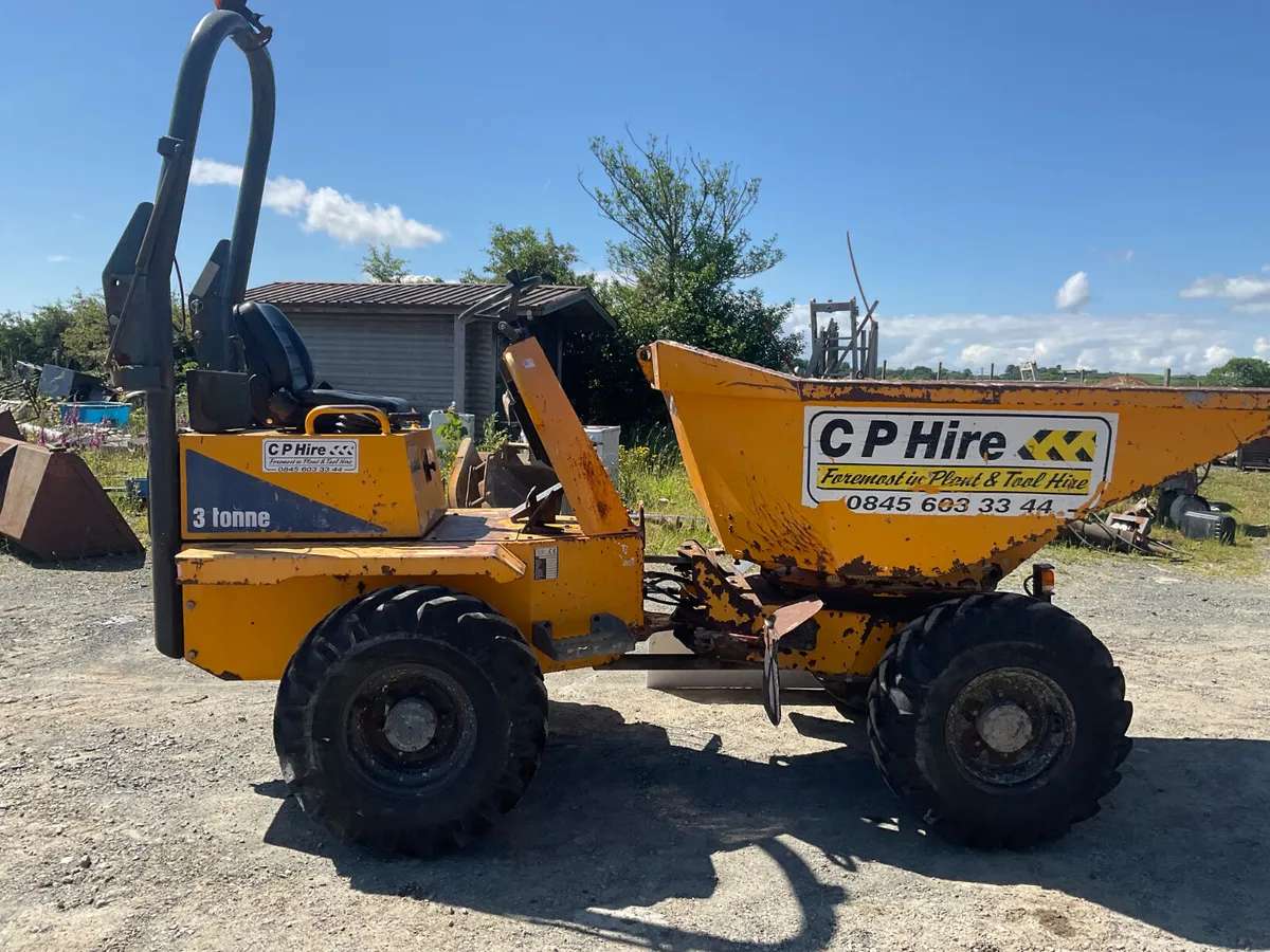 Thwaites 3 ton swivel dumper - Image 4