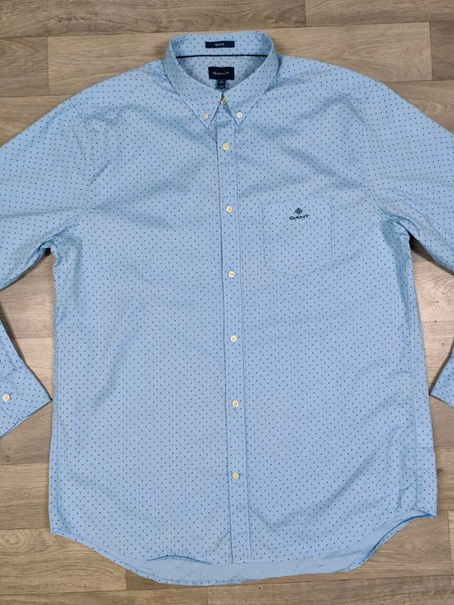 Gant Button Down Paisley Patterned Shirt Mens XL - Image 2