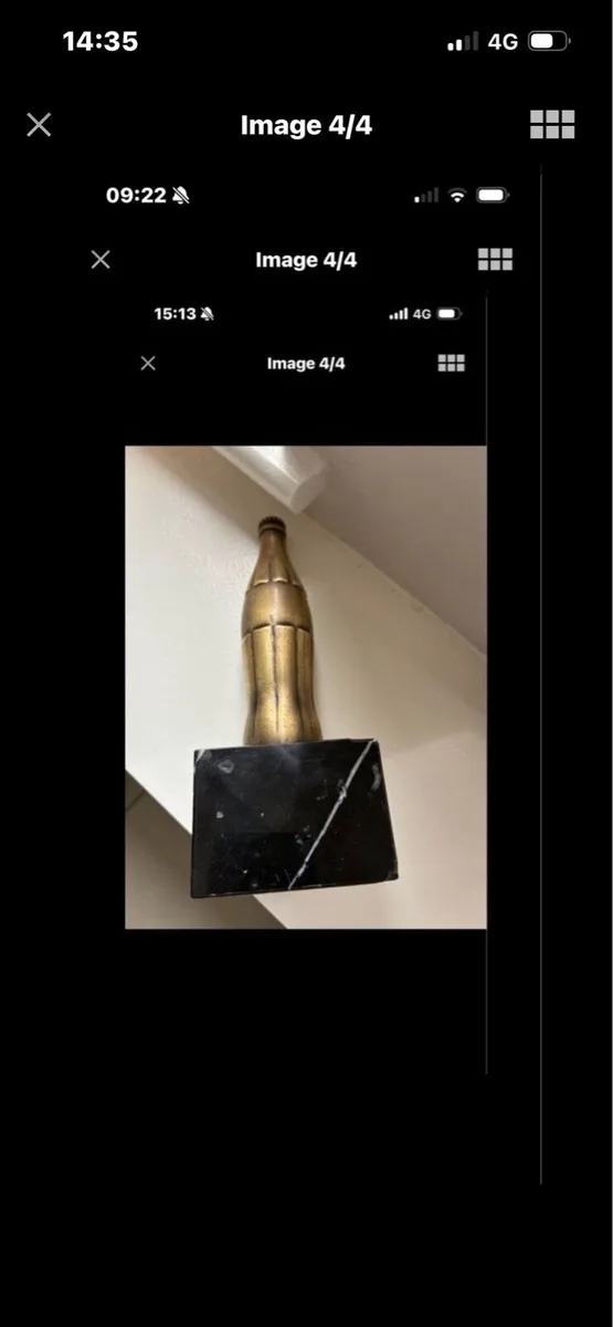 Rare Coca Cola Brass Bottle - Image 4