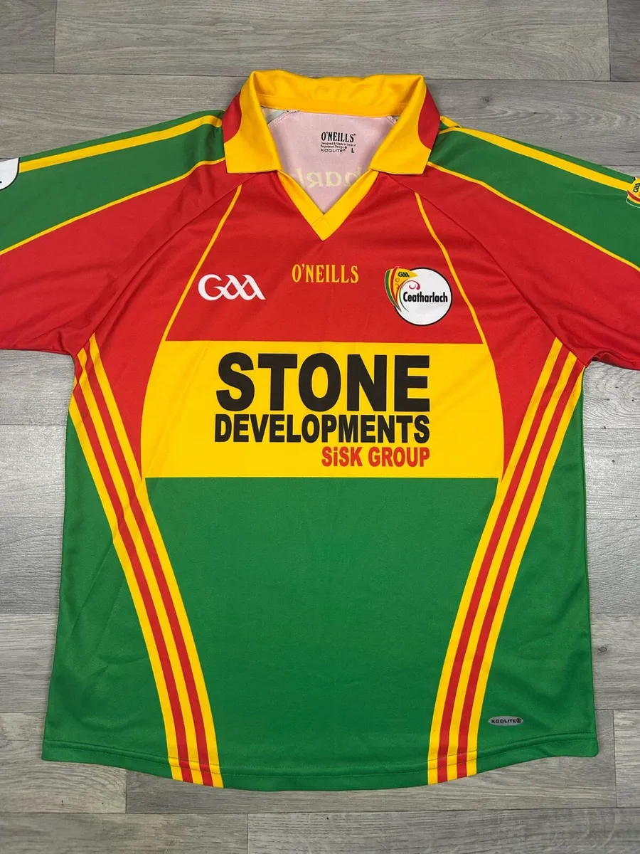 Vintage 2008 Oneills Carlow Gaa Jersey Shirt L - Image 2