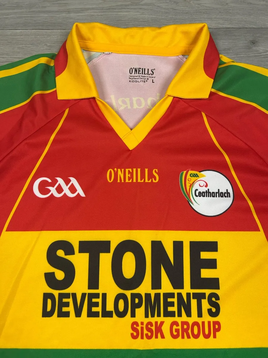 Vintage 2008 Oneills Carlow Gaa Jersey Shirt L - Image 3