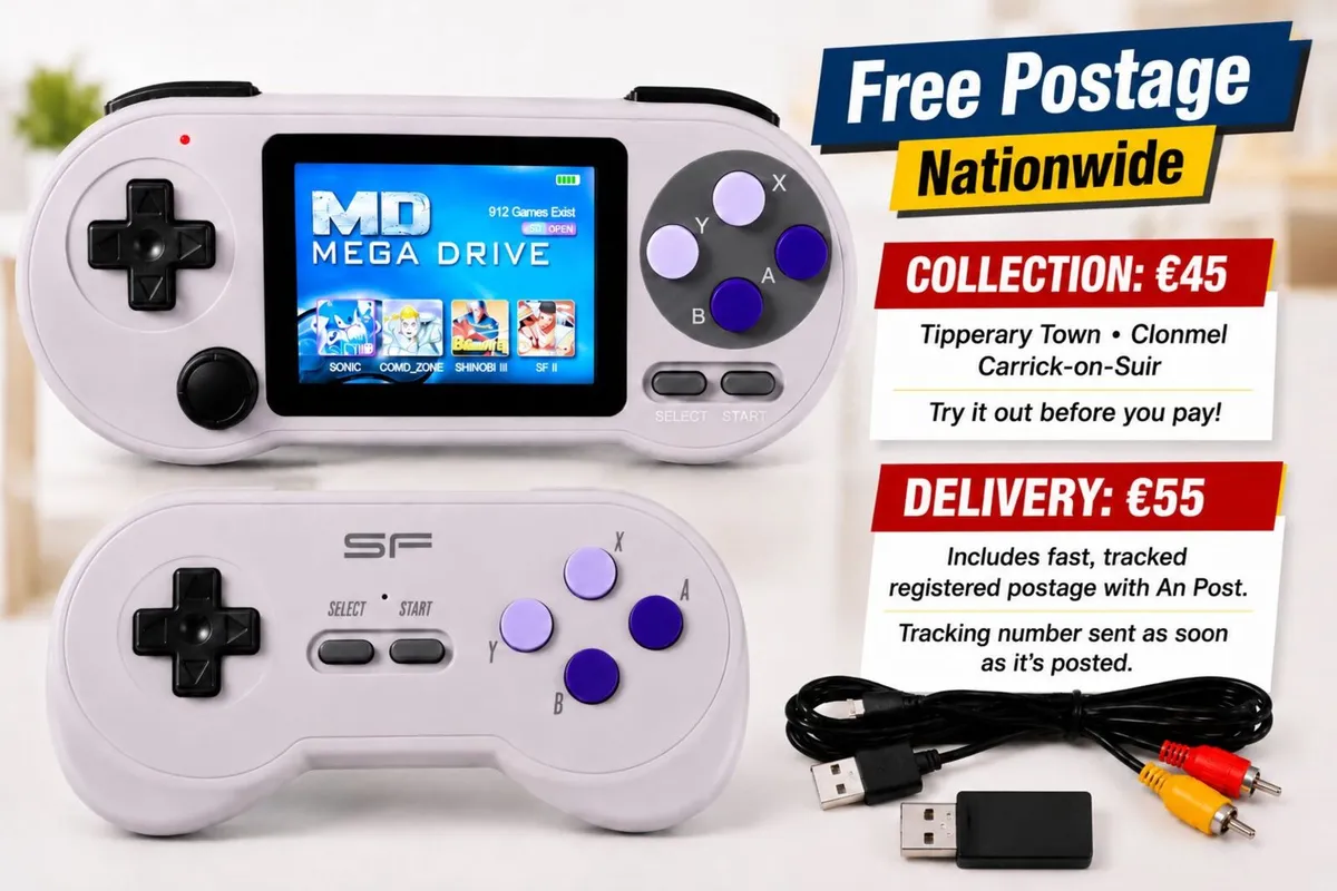 Portable Retro Games Console Also Plays on TV - Image 1