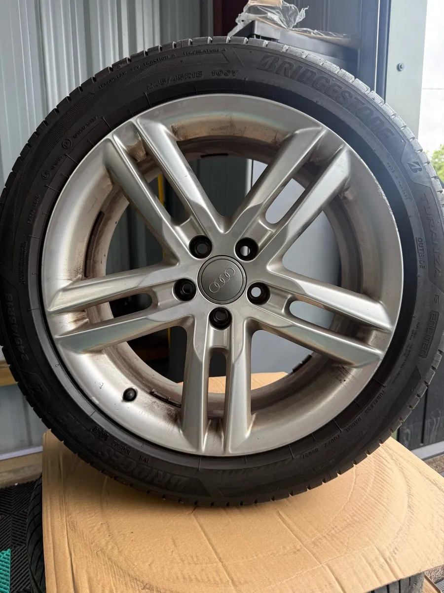 A6 Sline 5 x 112 alloys & tyres - Image 1