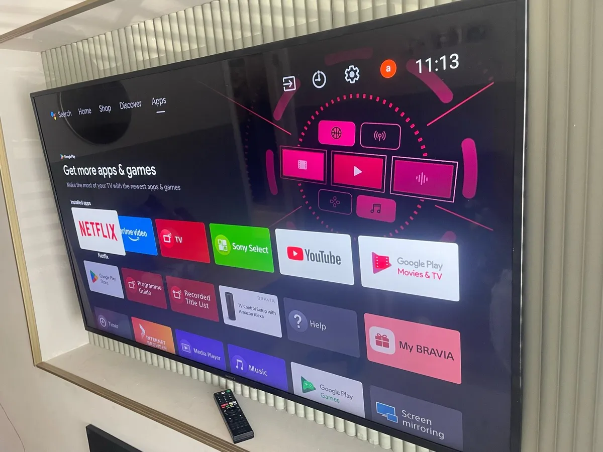 55” SONY BRAVIA 4k SMART TV