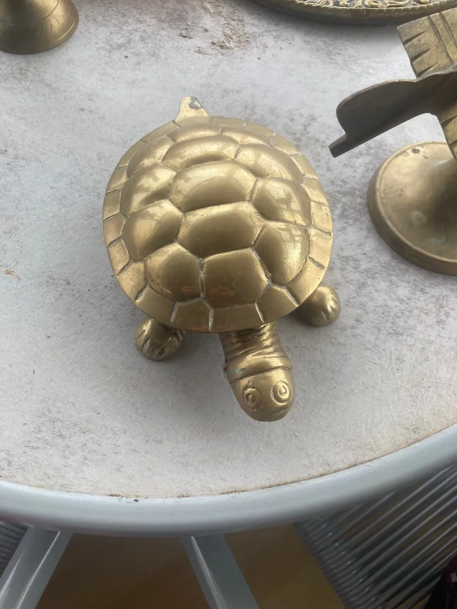 Collection of brass antiques from India - Image 2