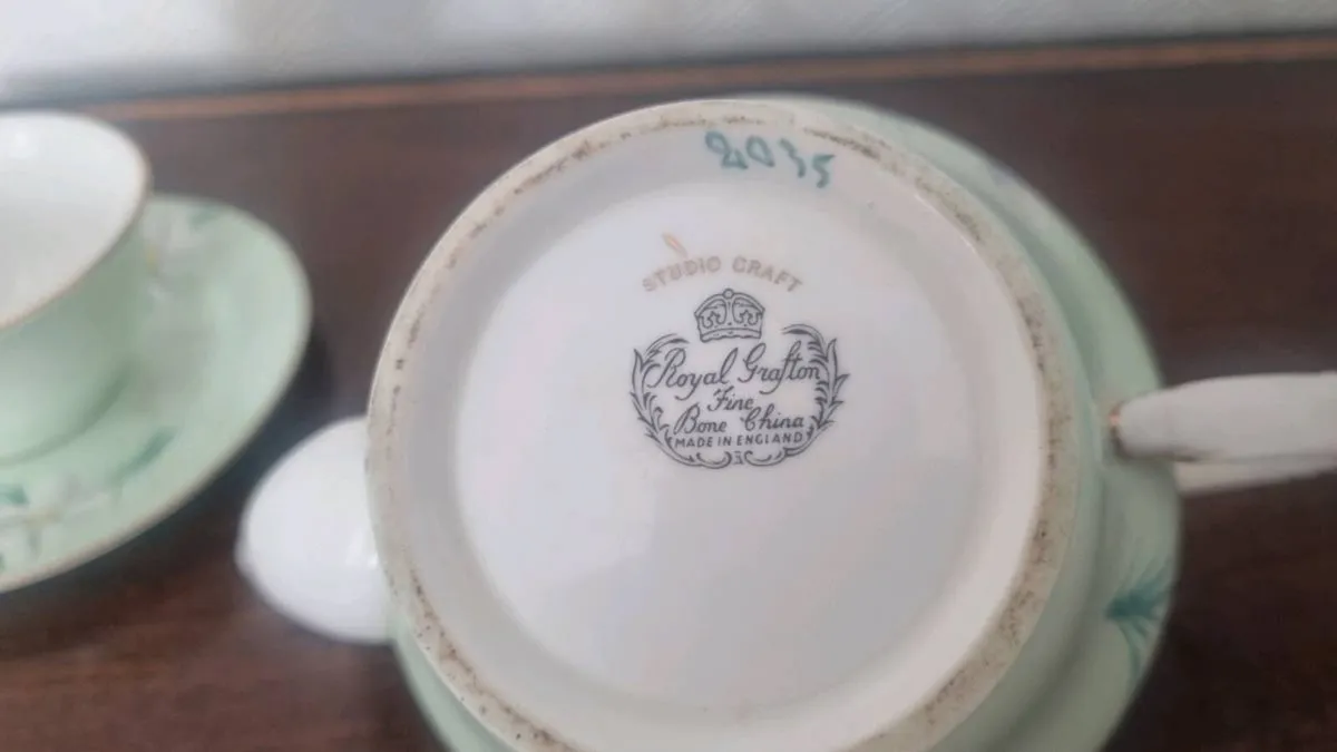 Antique Grafton China Tea Set - Image 3