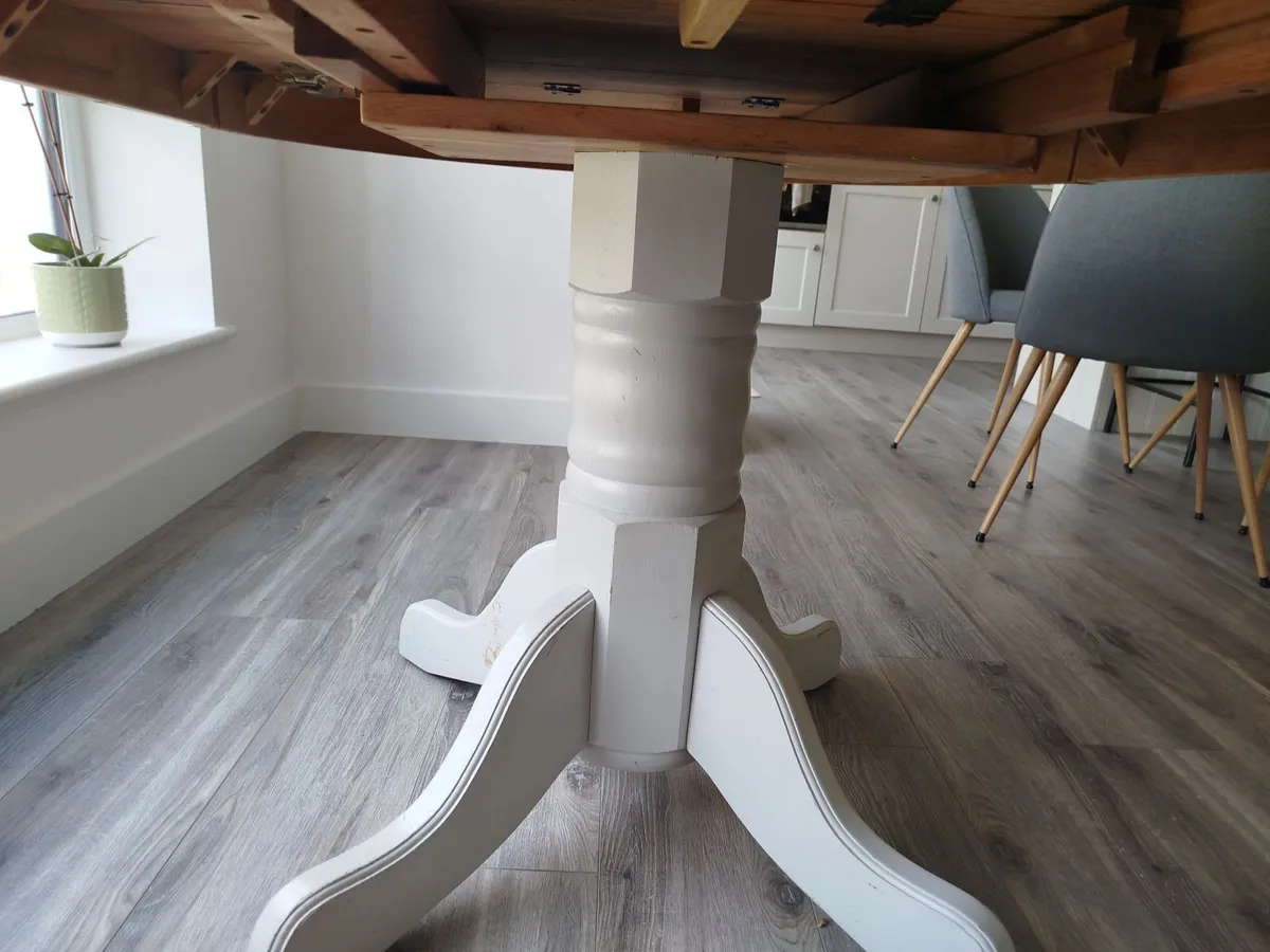 Extendable Oak Kitchen Table - Image 2