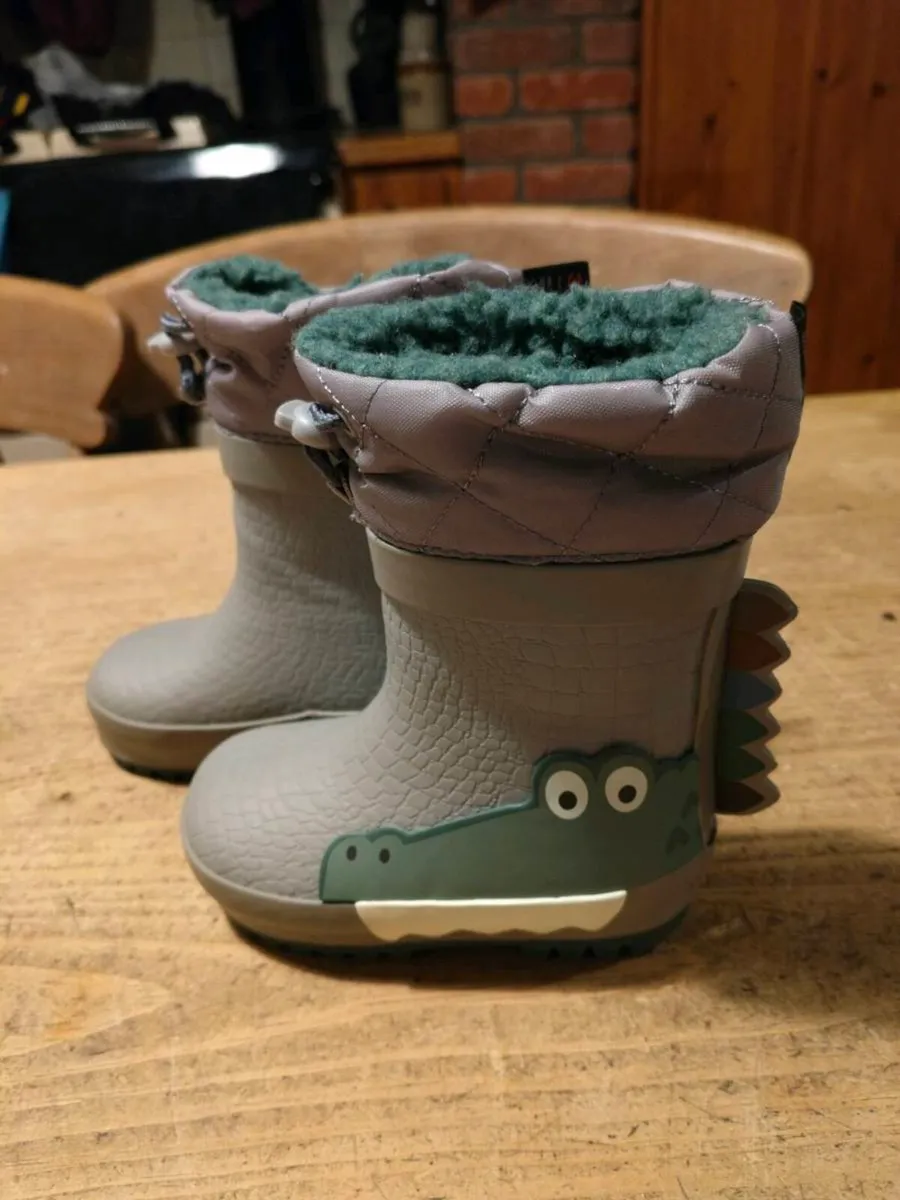 Boys Next wellies, new never worn. Size 4 €8 - Image 1