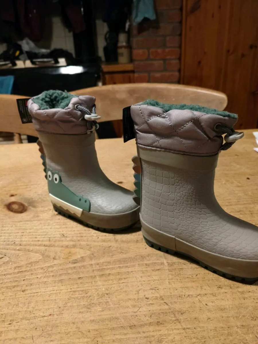 Boys Next wellies, new never worn. Size 4 €8 - Image 2