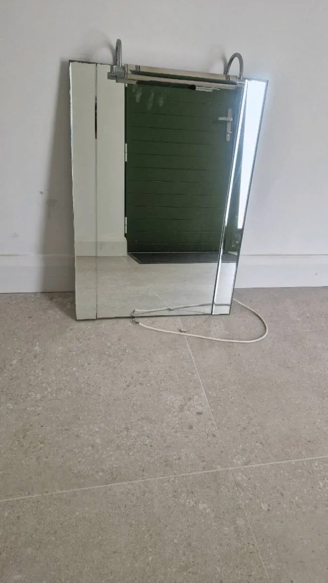 Bathroom Mirror & light - Image 1