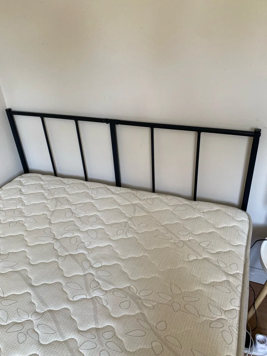 Double bed and mattress - Image 4