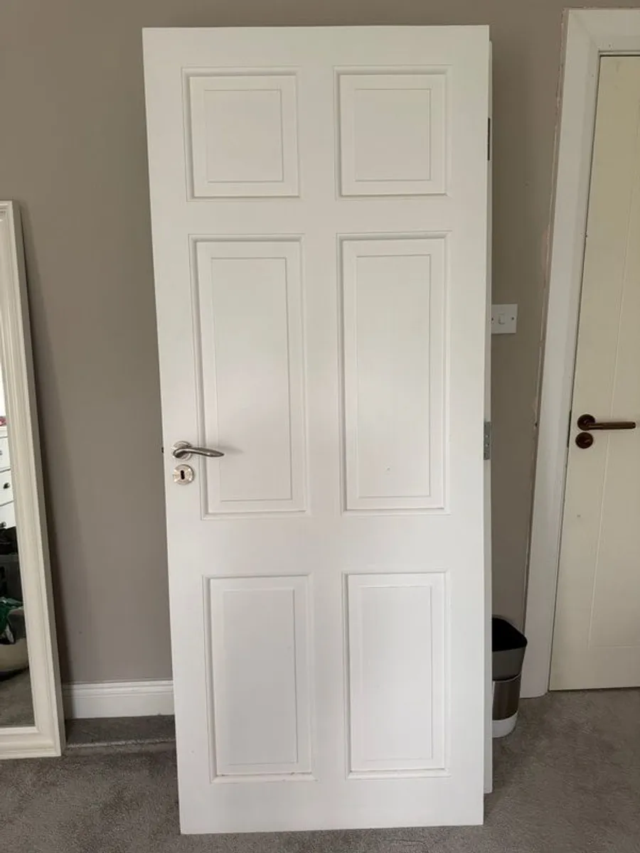 11 Internal Solid Wood Doors including hinges and handles - Image 1