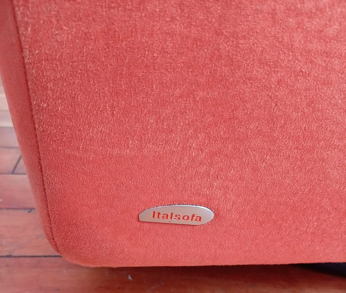 ITALSOFA BURNT ORANGE SWIVEL ARMCHAIR - Image 2