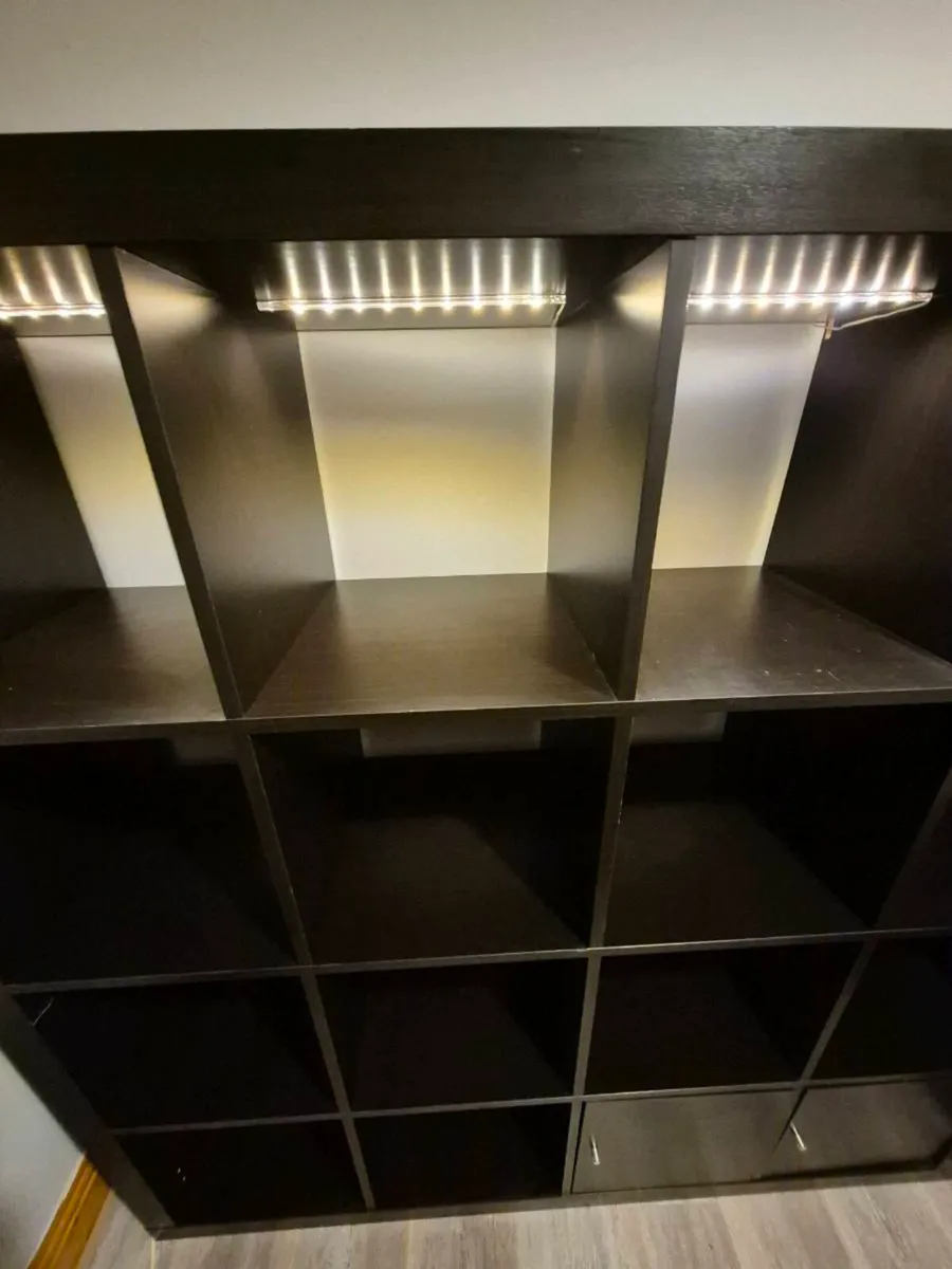 Ikea kallax 4x4 dark brown / black - Image 4