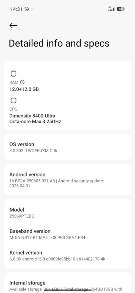 xiaomi 15t unlocked and boxed 256gb 24gb ram dual - Image 3