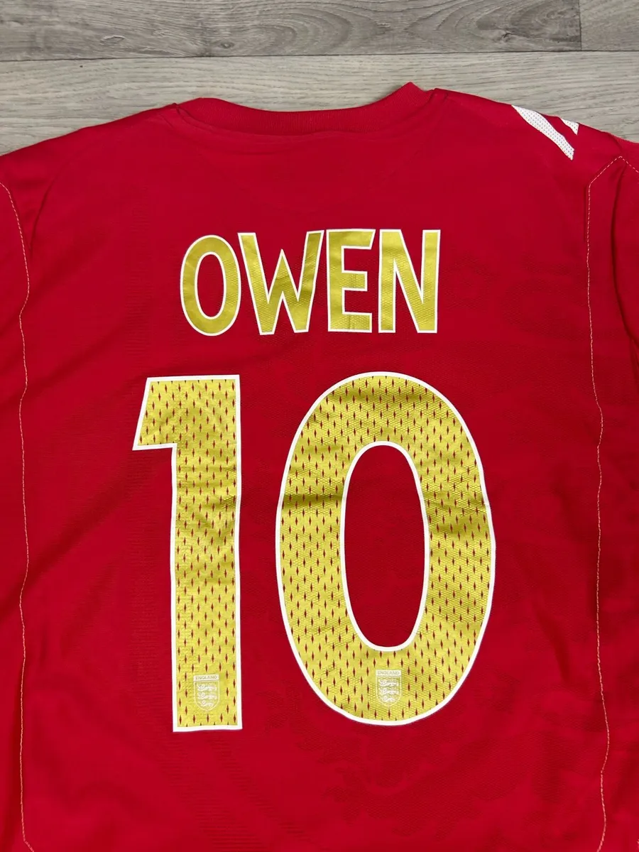 Vintage 2006 Umbro England Owen Jersey Shirt M - Image 3