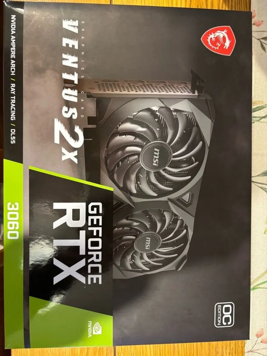 GeForce RTX 3060 ventus 2x 12G OC (ONO) - Image 1