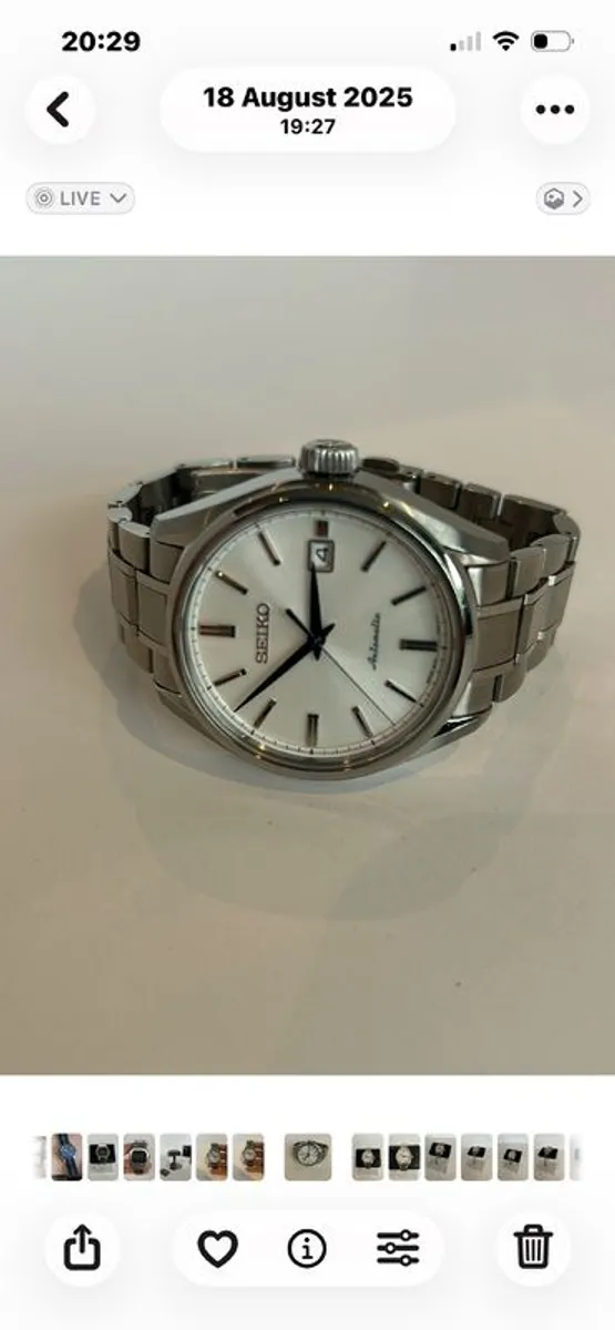 Seiko Sarx men's automatic watch - Image 3