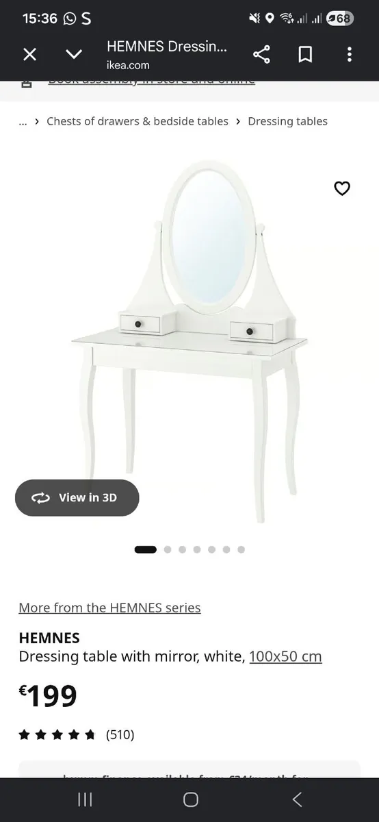 Vanity table and Chair - Image 4