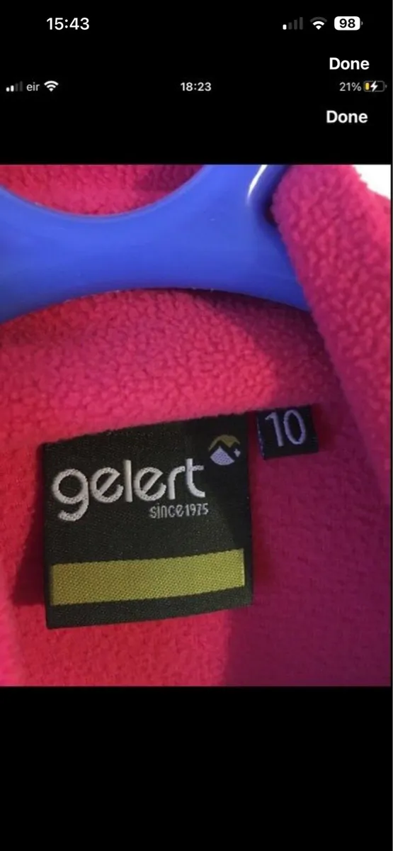 Ladies Gerlet fleece size 10 €5 - Image 3