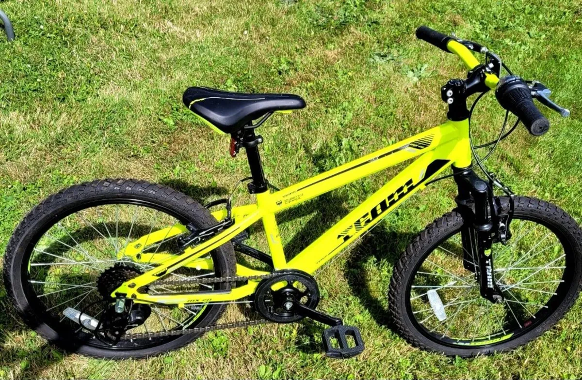 20 Inch Team Mountain Bike Yellow - Image 1
