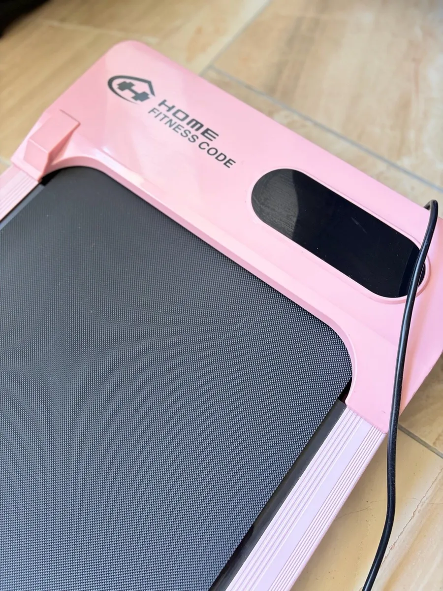 Pink walking pad treadmill - Image 3