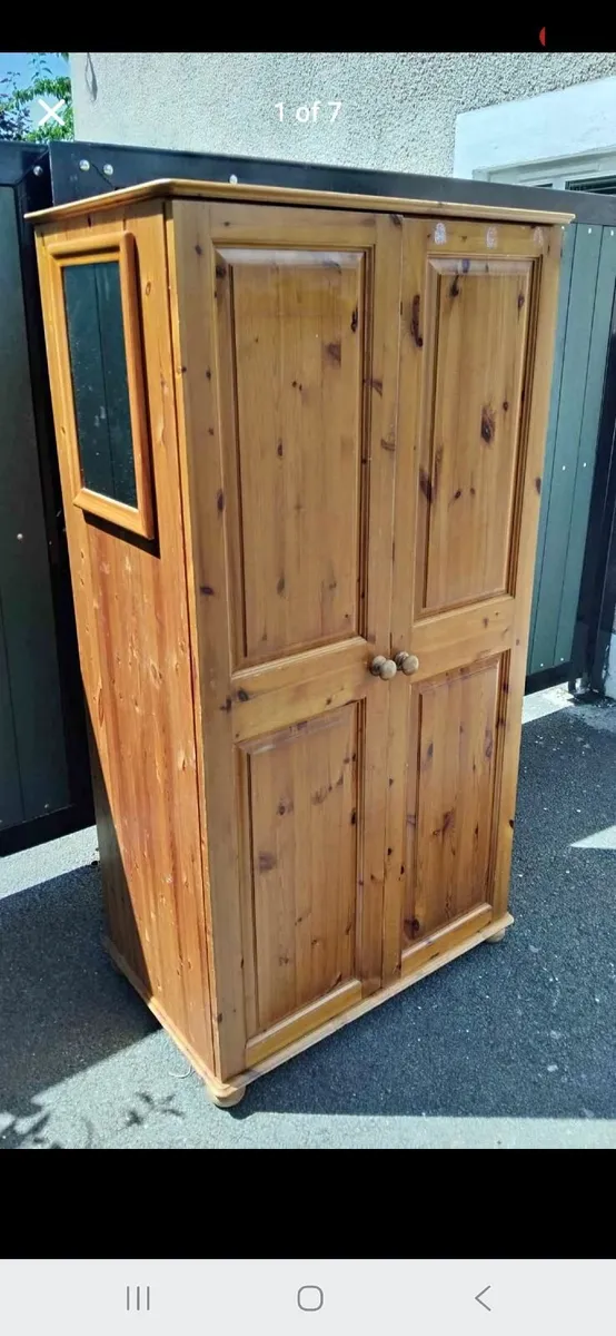 Pine wardrobe