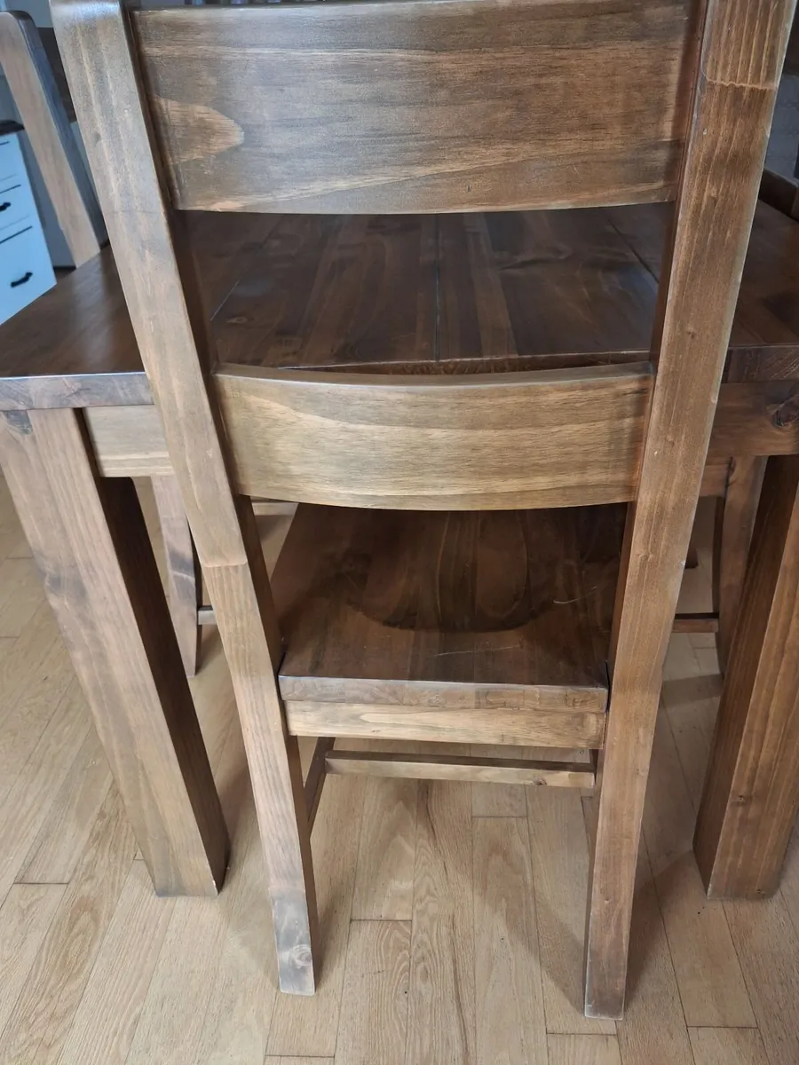 6 Dining table and chairs - Image 3