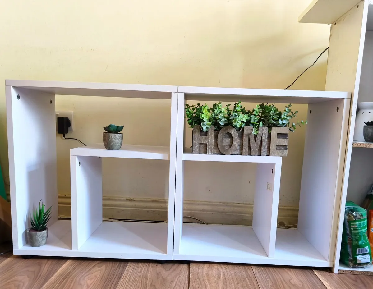 Set of 2 Cube Shelving Units - Image 2