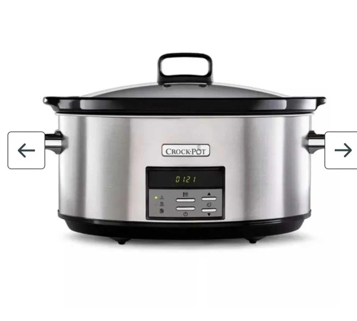 Slow cooker with digital timer