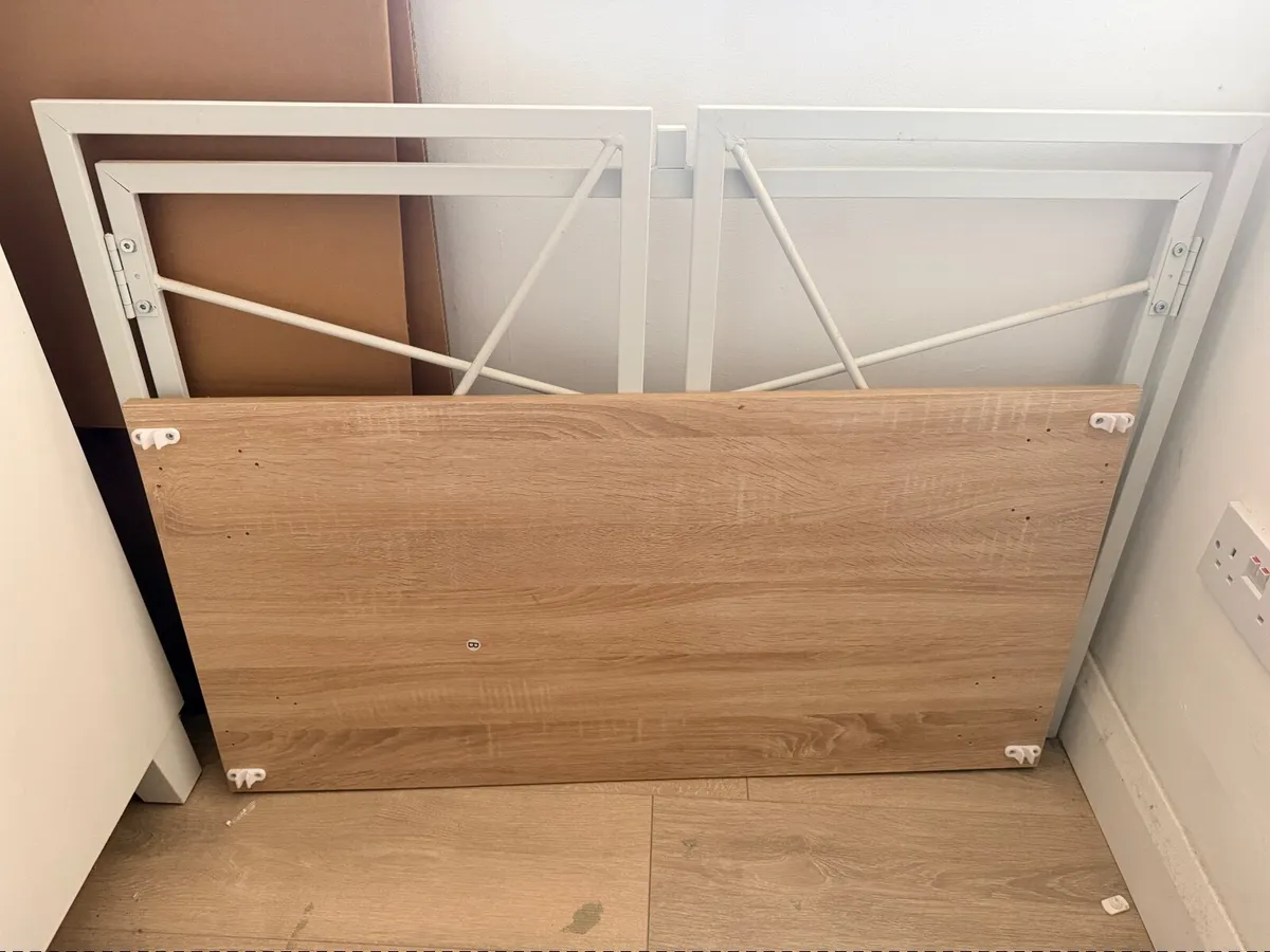 Folding table/desk 100x50x75cm - Image 3