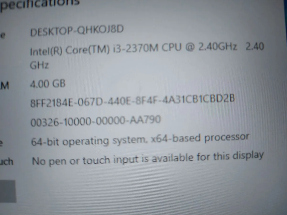 Samsung Laptop, Model NP400B2B, 4GB Ram, 500GB HDD - Image 2