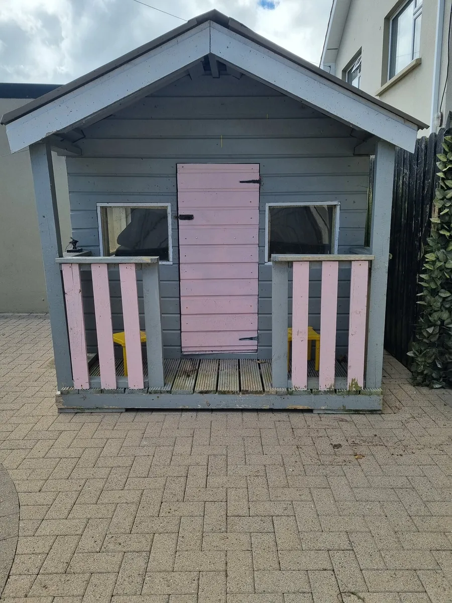 Outdoor Wooden Playhouse - Image 1