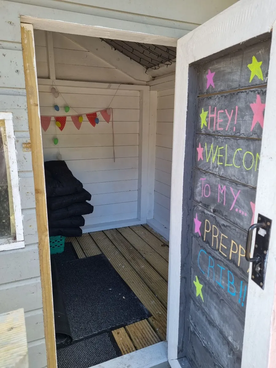 Outdoor Wooden Playhouse - Image 4