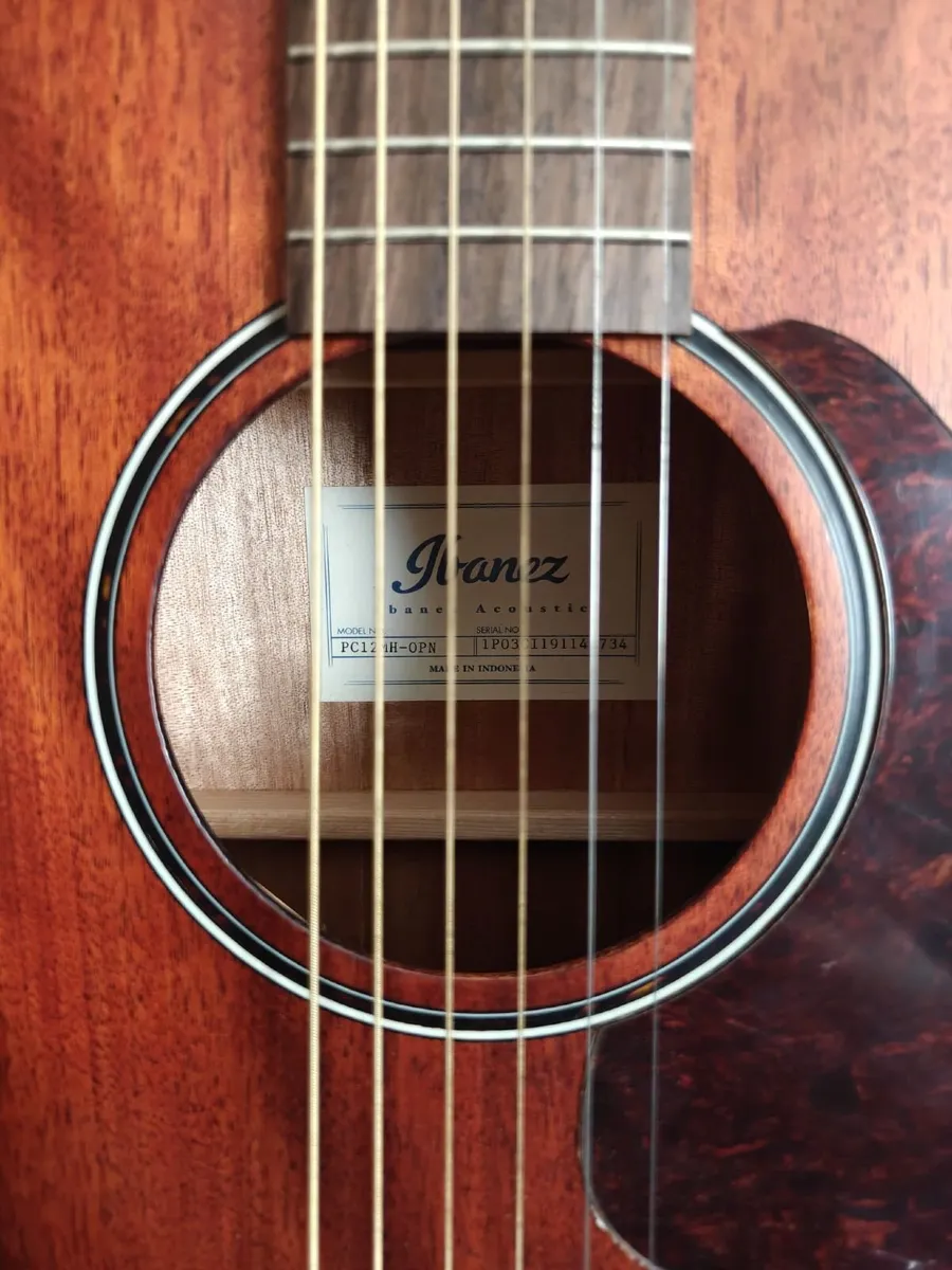 Ibanez PC12MH, Open Pore Natural acoustic guitar - Image 3