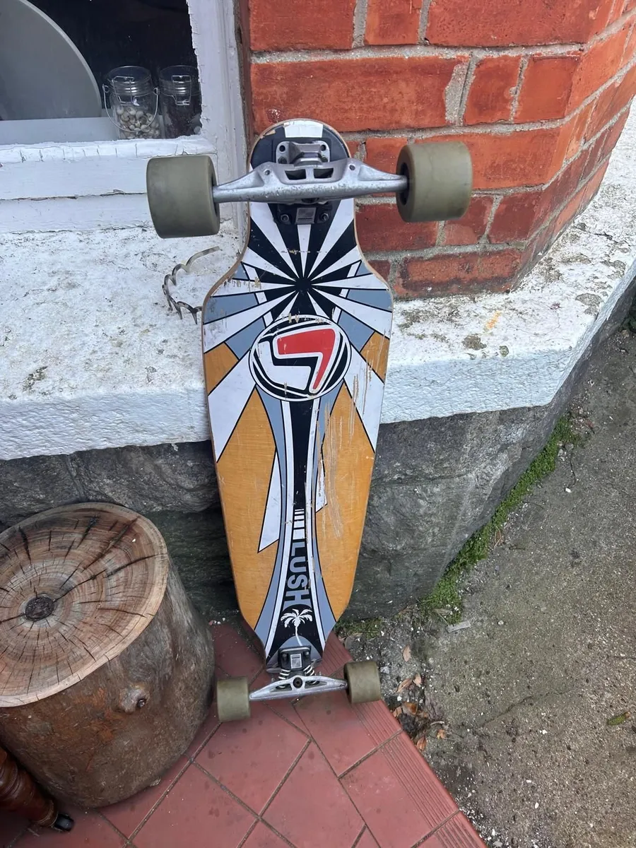 Lush Longboard Skateboard - Image 1