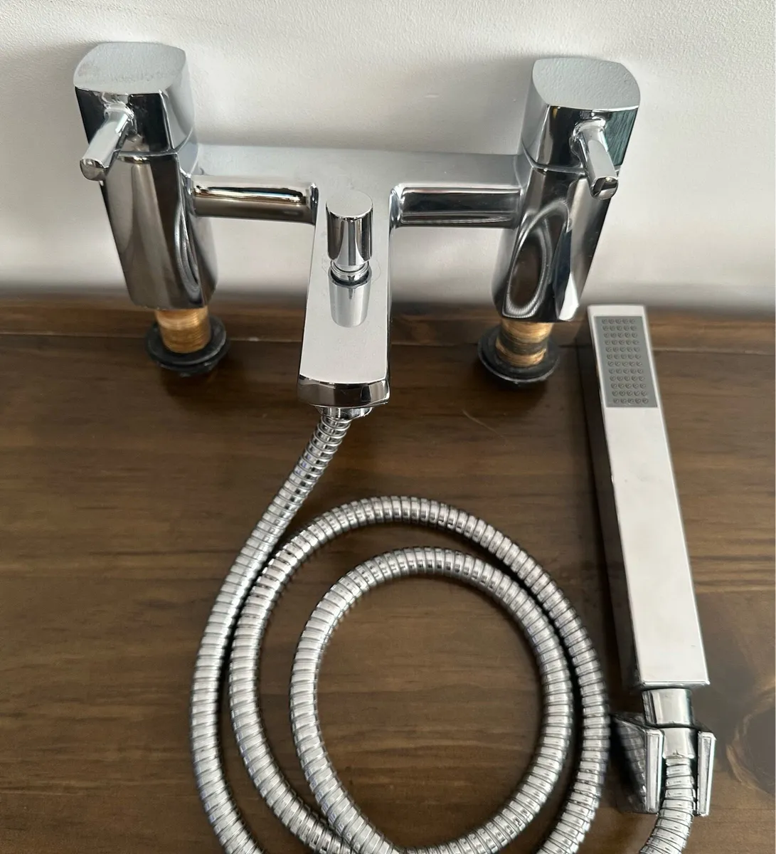 Surface mounted, chrome shower mixer tap - Image 2