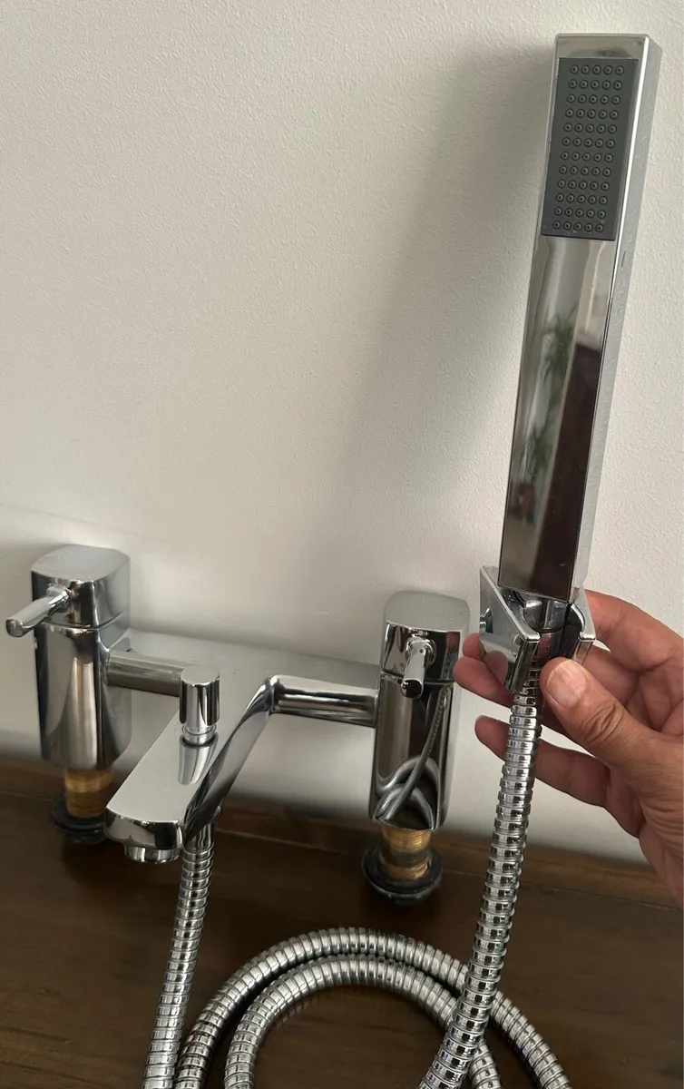 Surface mounted, chrome shower mixer tap - Image 3