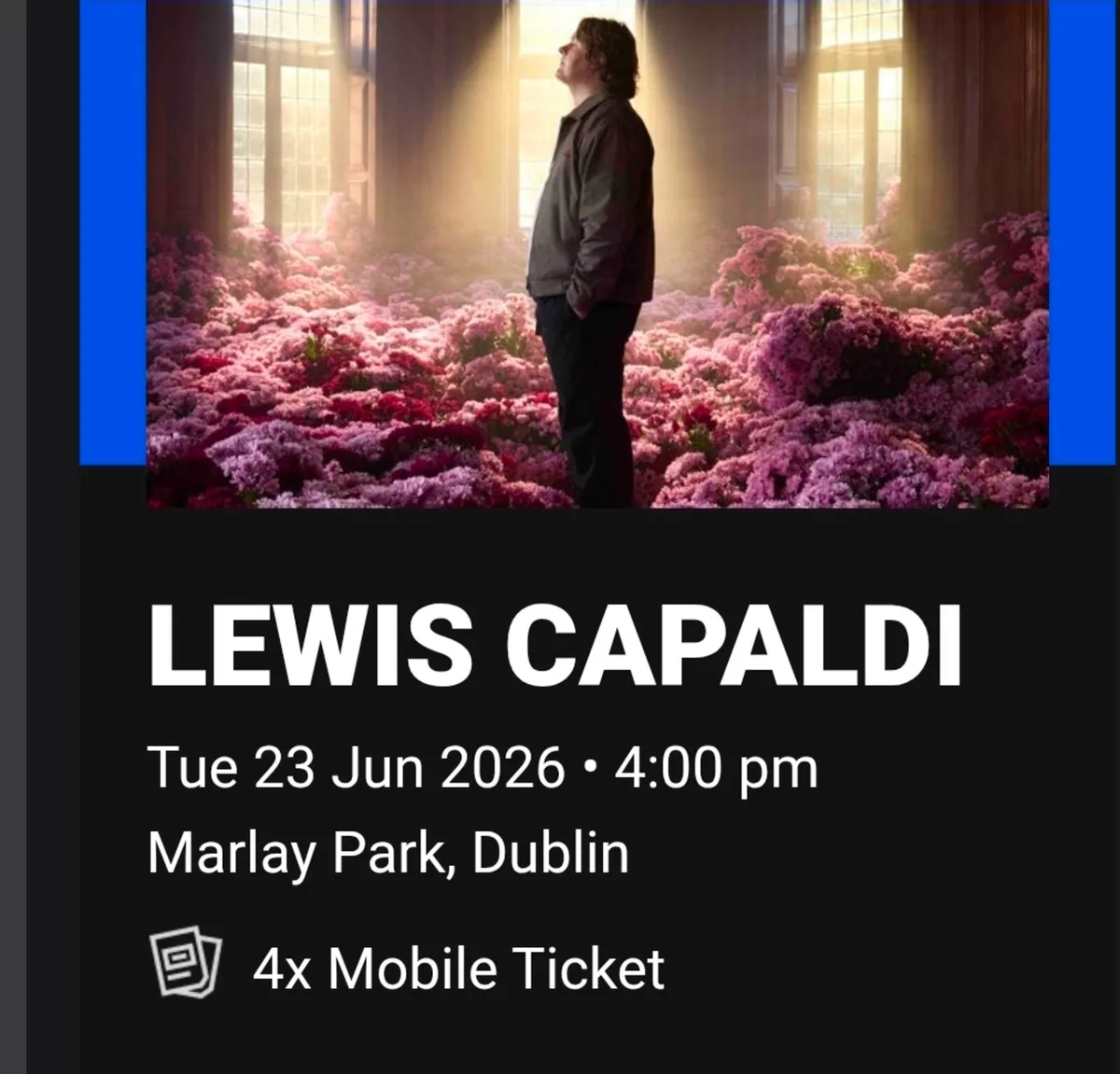 Lewis Capildi tickets