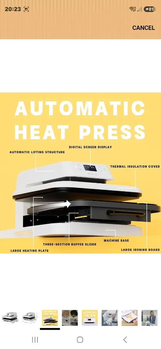 HTV RONT AUTOMATIC HEAT PRESS - Image 3