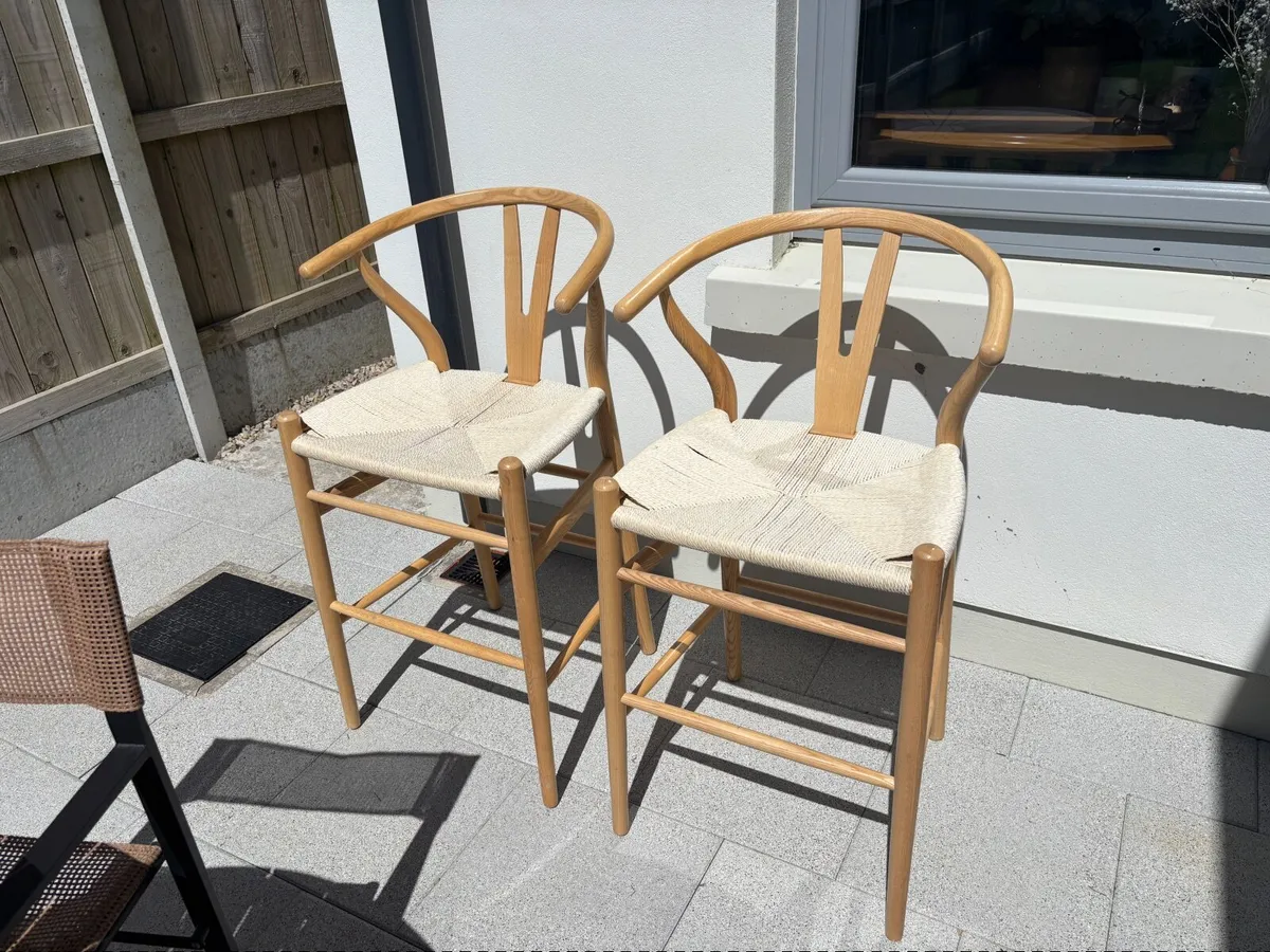 Wishbone Style  Kitchen/Bar Stools - Image 2