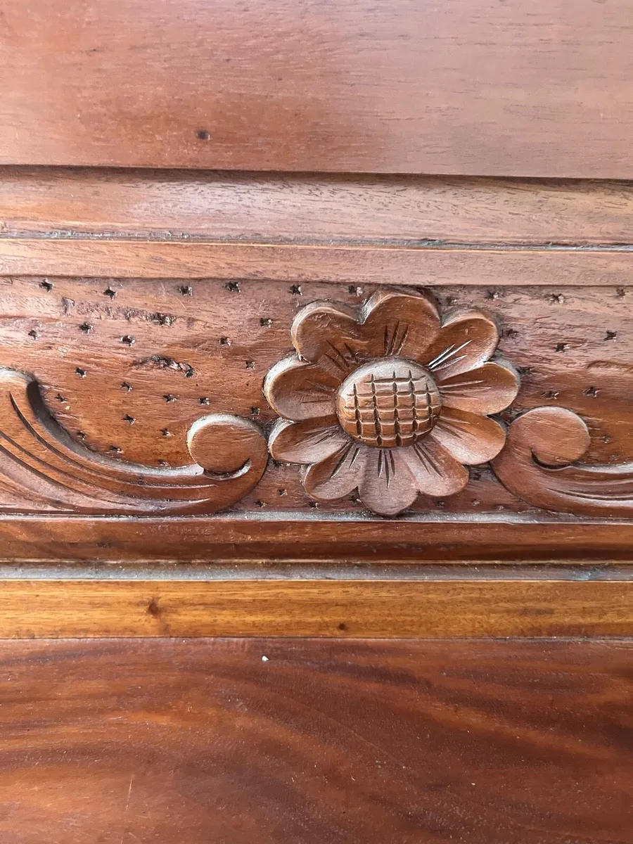 Antique style solid wood hall table - Image 4