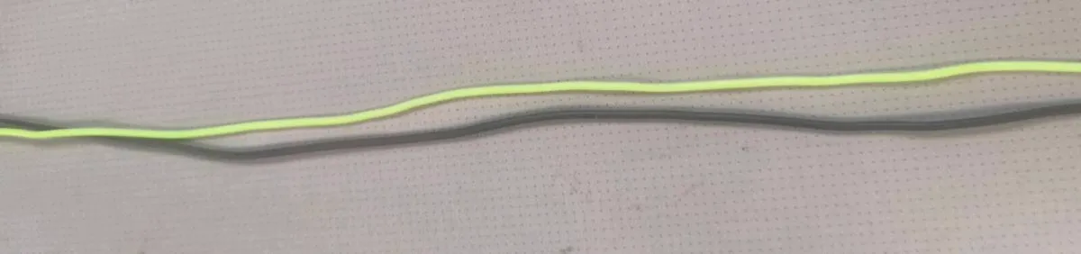 Silicone rig tubing 3mm OD 1m lengths yellow/black - Image 4