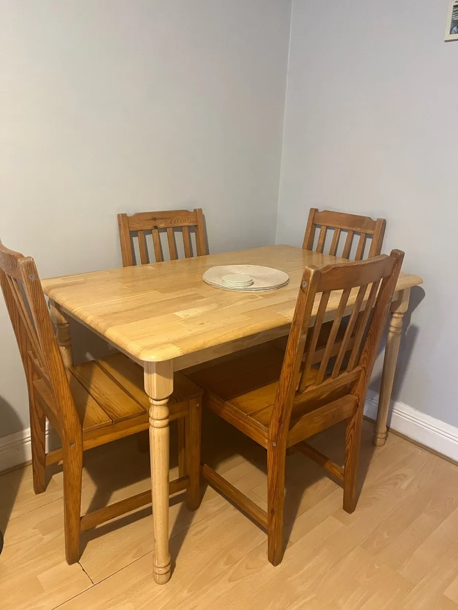 Dining Table and Chairs - Image 1